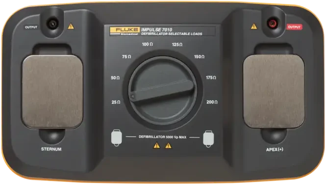 Fluke Biomedical Impulse 7010, cargas seleccionables para desfibrilador
