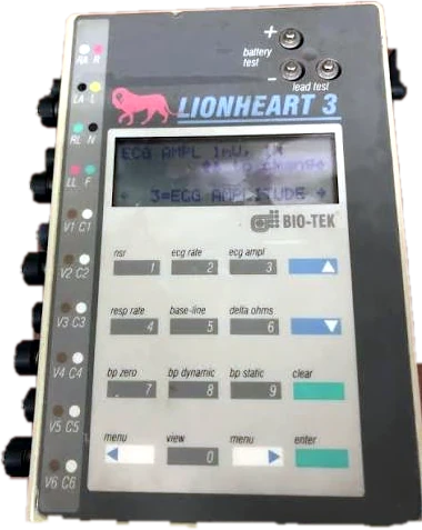 Bio-Tek Lionheart 3, simulador multiparamétrico de paciente